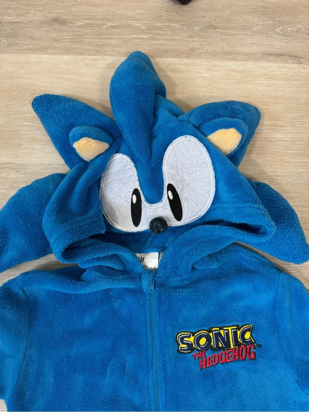 H&M Sonic the Hedgehog Union Suit  pajama- Kids Size 6x/7